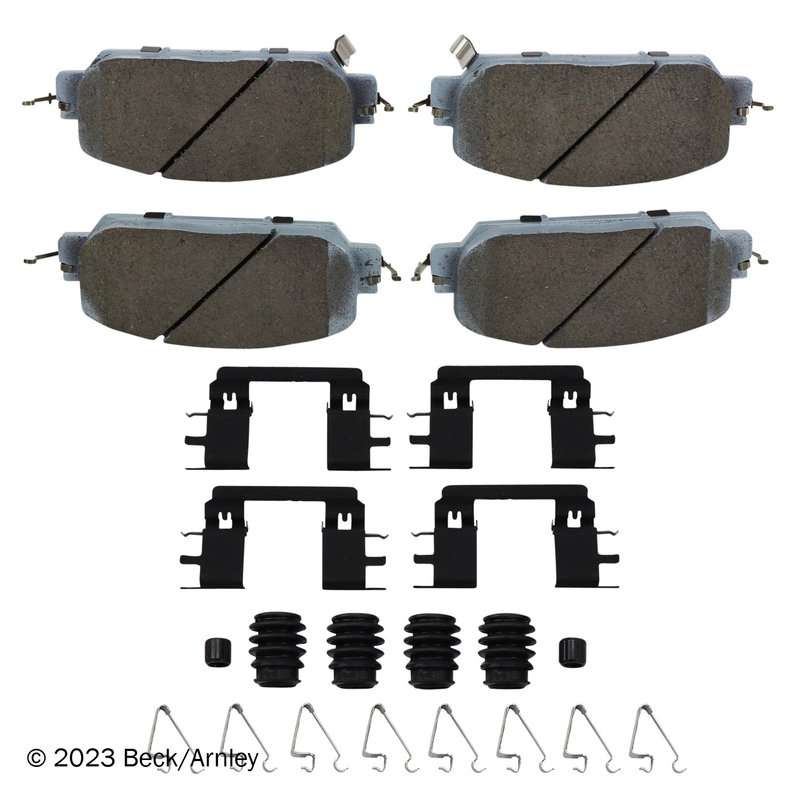 Beck Arnley 085-7076A Disc Brake Pad Set - Front