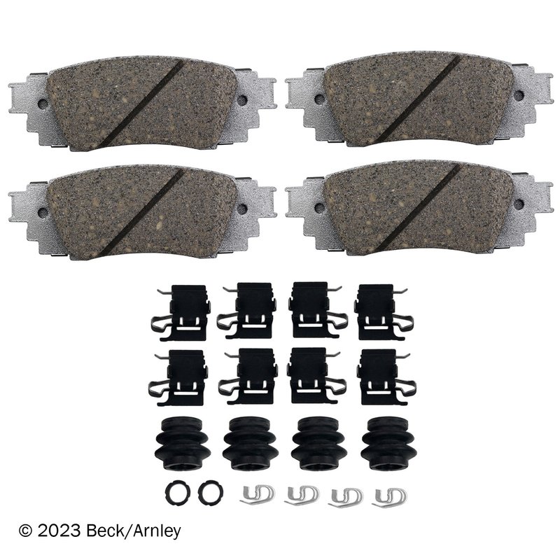 Beck Arnley 085-7079 Disc Brake Pad Set - Rear