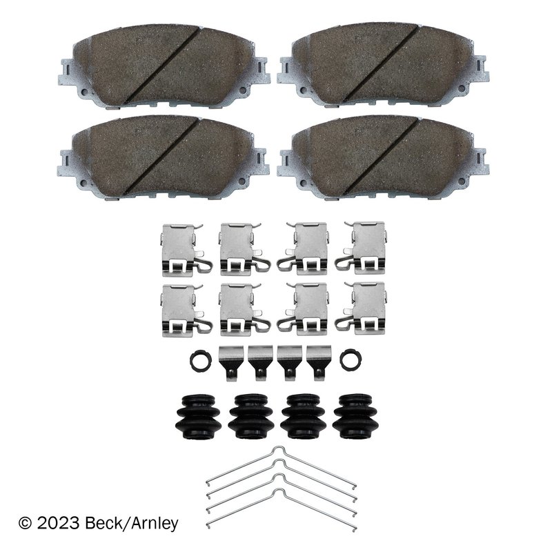 Beck Arnley 085-7093 Disc Brake Pad Set - Front
