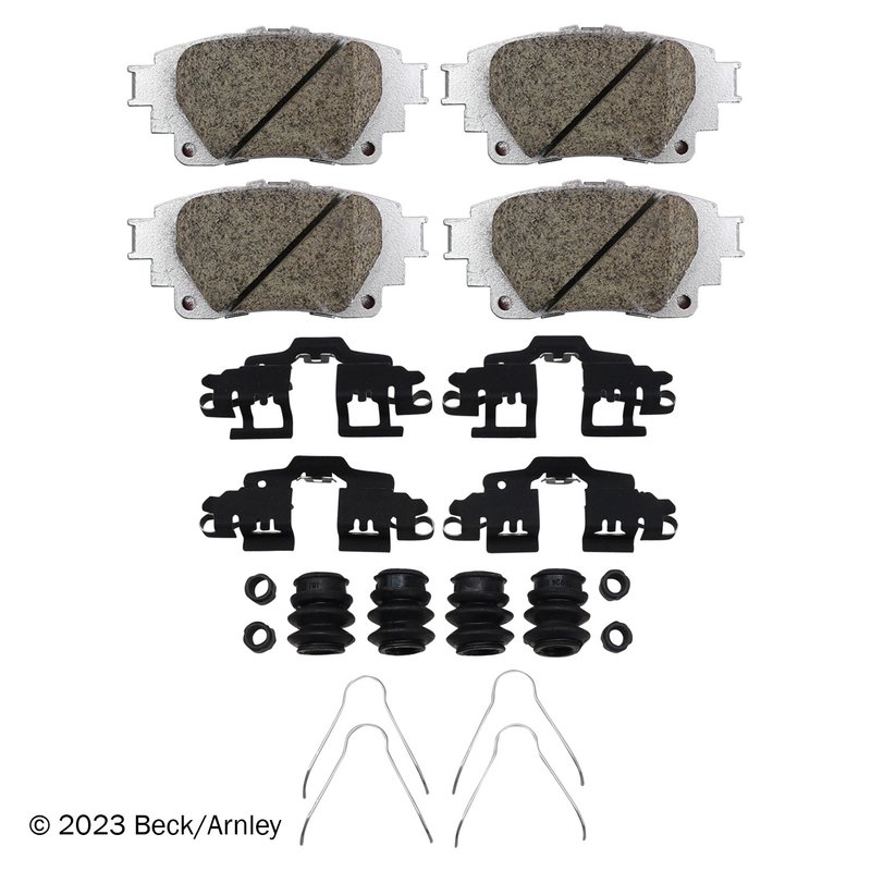 Beck Arnley 085-7109B Disc Brake Pad Set - Rear