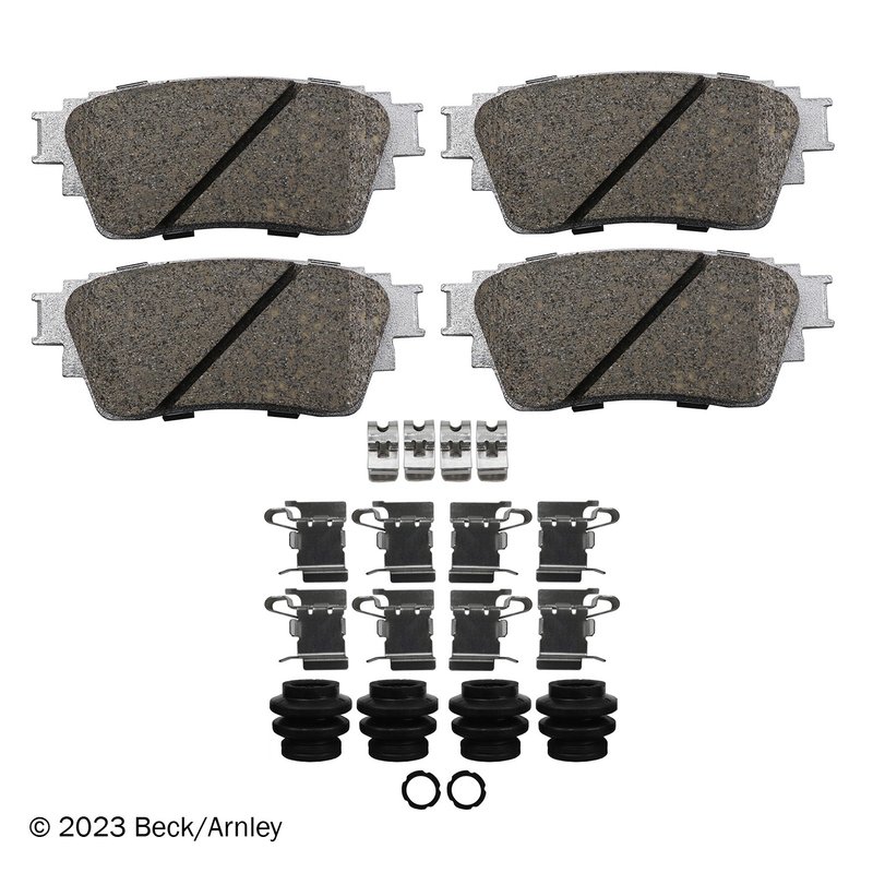 Beck Arnley 085-7112 Disc Brake Pad Set - Rear