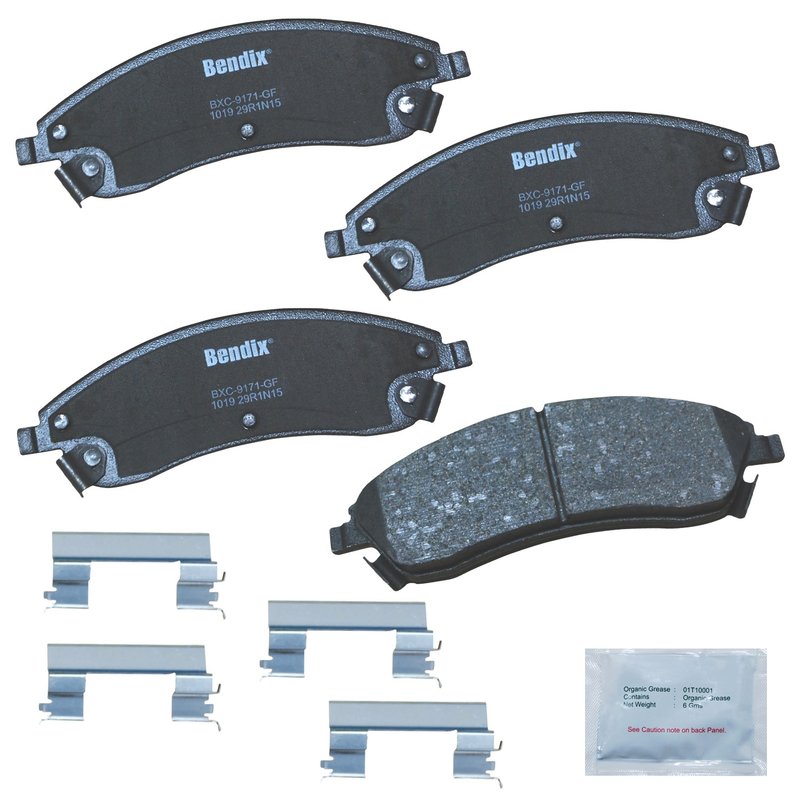 Bendix Friction CFC1019 Disc Brake Pad Set - Front
