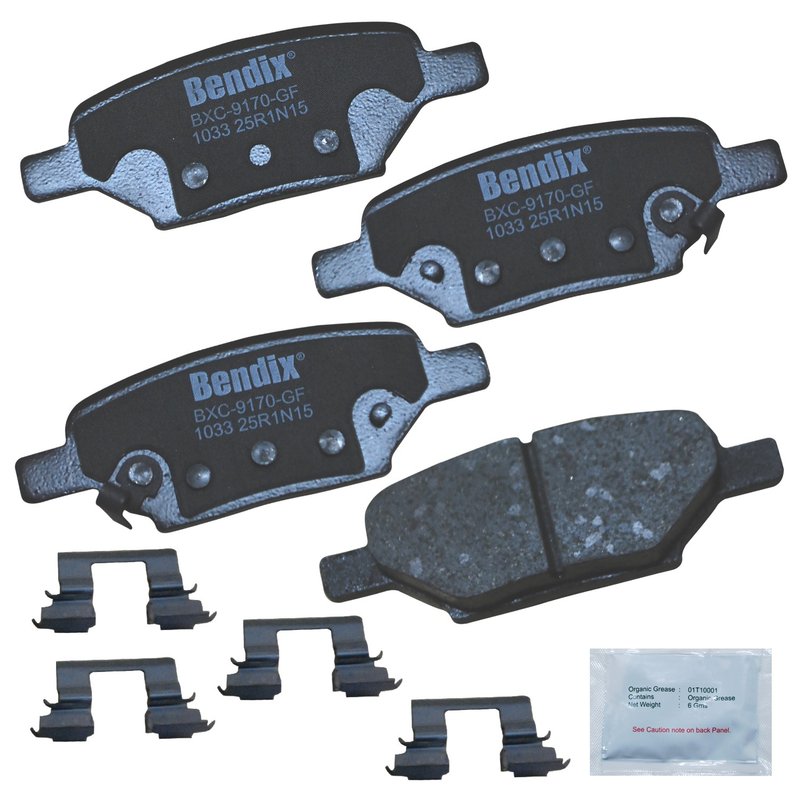 Bendix Friction CFC1033 Disc Brake Pad Set - Rear