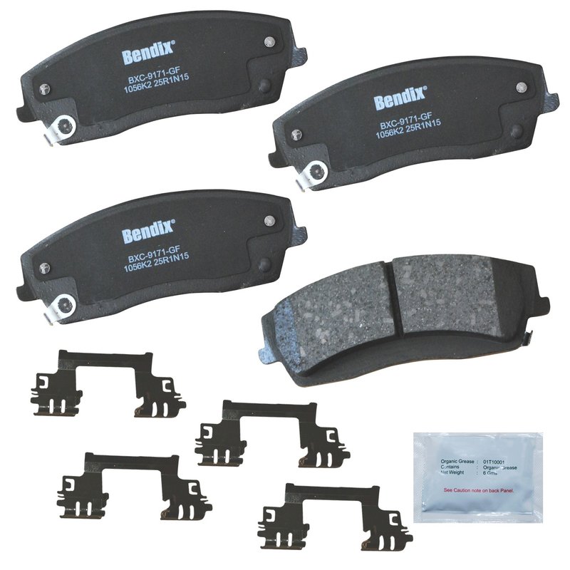 Bendix Friction CFC1056K2 Disc Brake Pad Set - Front