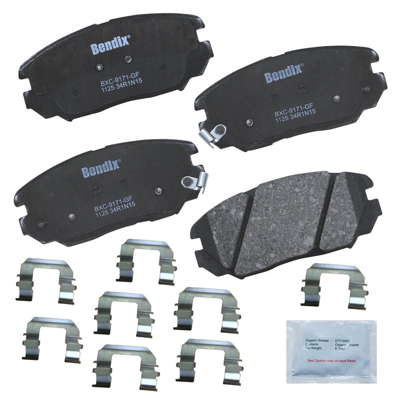 Bendix Friction CFC1125 Disc Brake Pad Set - Front
