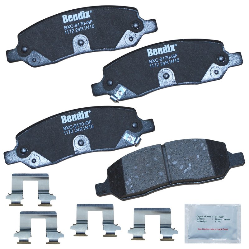 Bendix Friction CFC1172 Disc Brake Pad Set - Rear