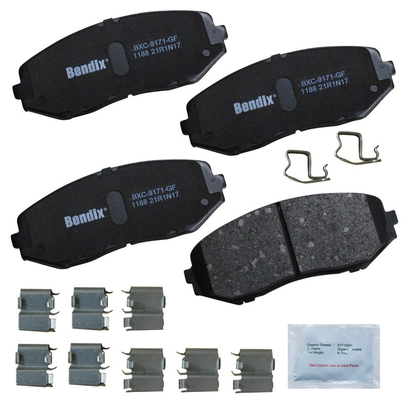 Bendix Friction CFC1188 Disc Brake Pad Set - Front