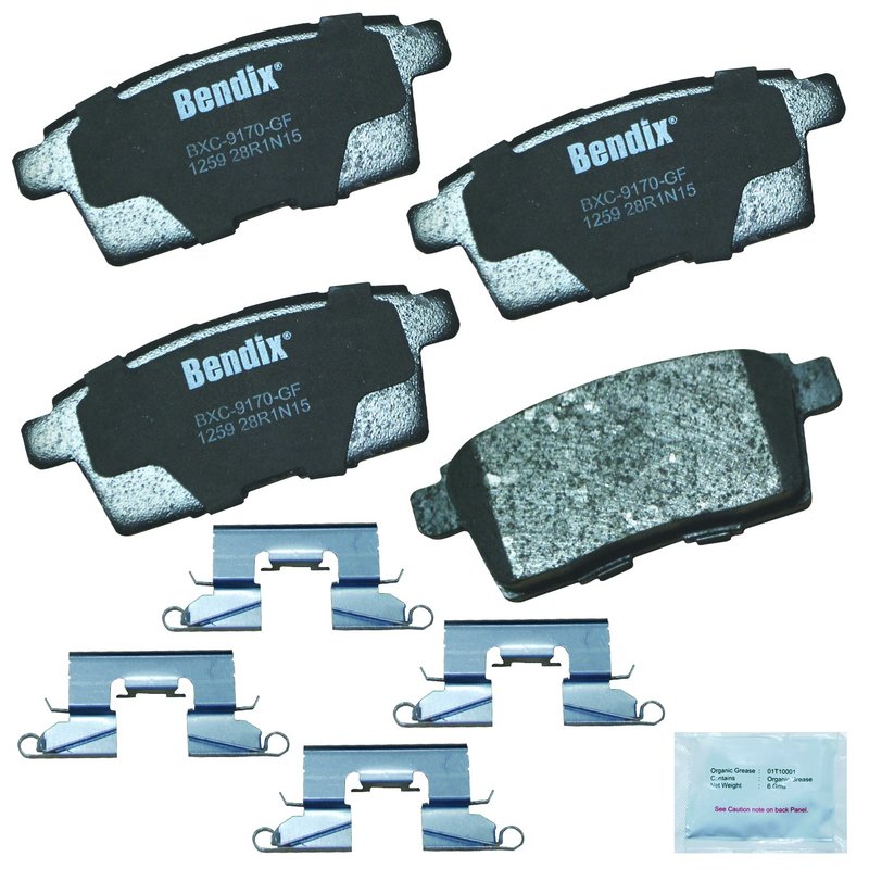 Bendix Friction CFC1259 Disc Brake Pad Set - Rear