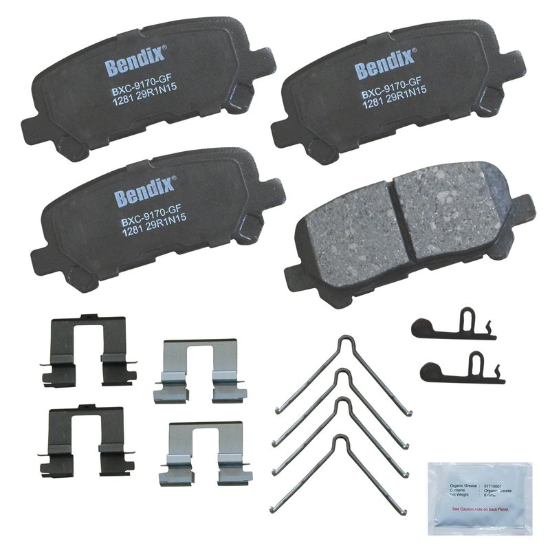 Bendix Friction CFC1281 Disc Brake Pad Set - Rear