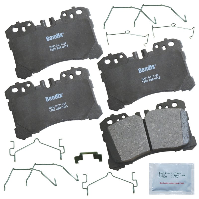 Bendix Friction CFC1282 Disc Brake Pad Set - Front