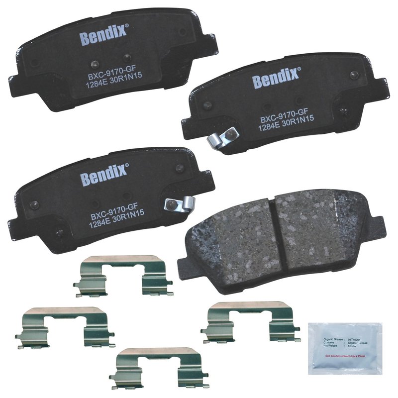 Bendix Friction CFC1284E Disc Brake Pad Set - Rear