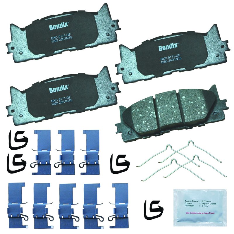 Bendix Friction CFC1293 Disc Brake Pad Set - Front