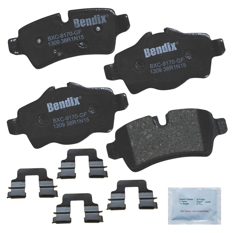 Bendix Friction CFC1309 Disc Brake Pad Set - Rear