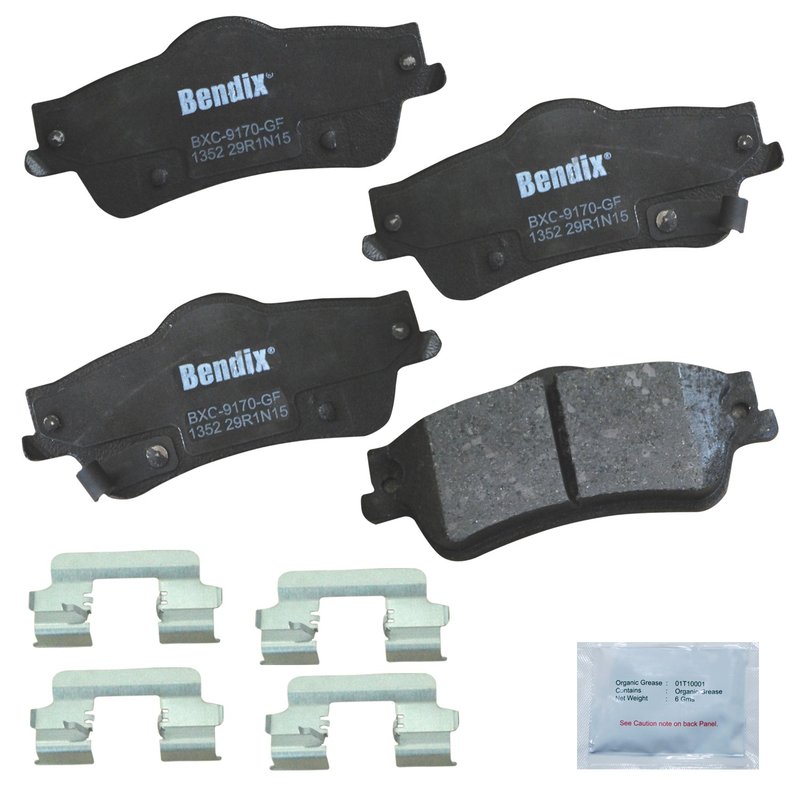 Bendix Friction CFC1352 Disc Brake Pad Set - Rear
