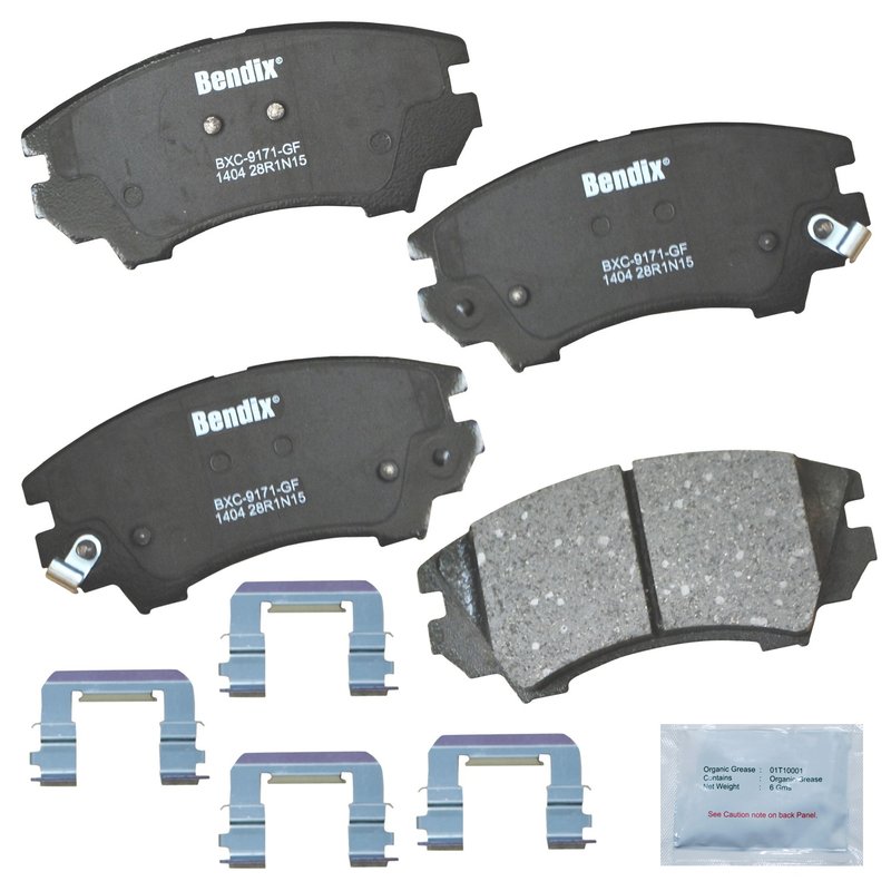 Bendix Friction CFC1404 Disc Brake Pad Set - Front