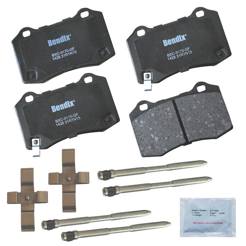 Bendix Friction CFC1428 Disc Brake Pad Set - Rear