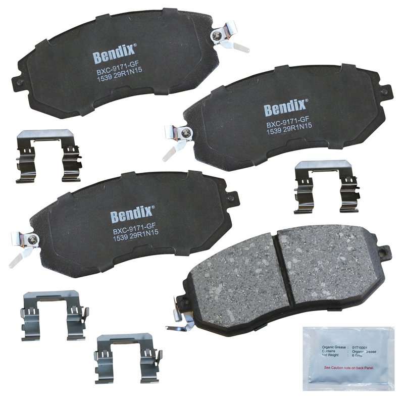 Bendix Friction CFC1539 Disc Brake Pad Set - Front