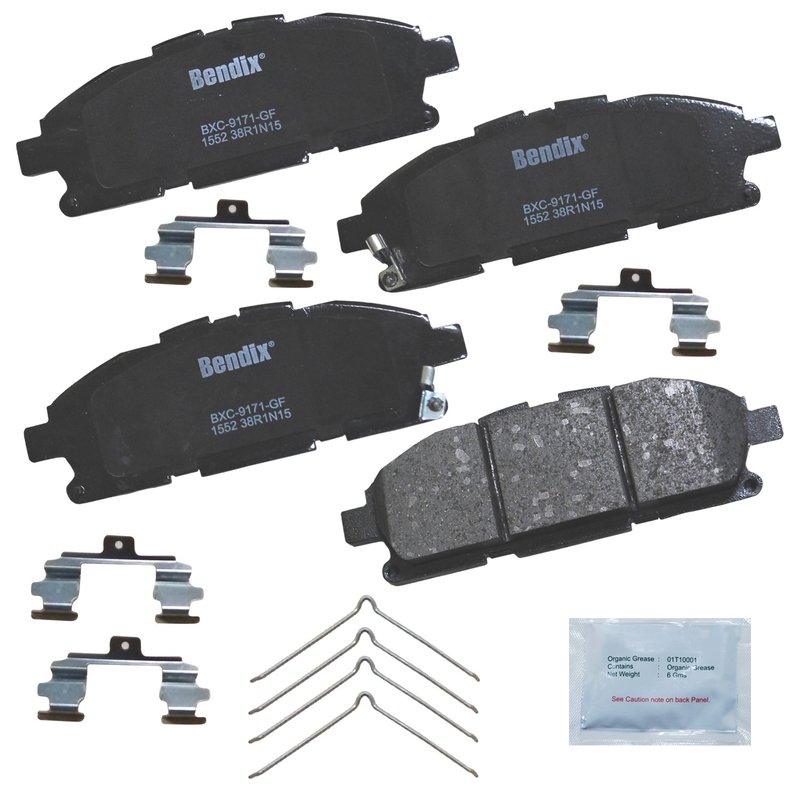 Bendix Friction CFC1552 Disc Brake Pad Set - Front