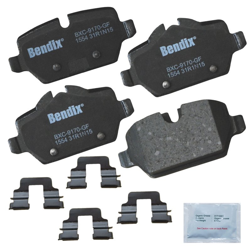 Bendix Friction CFC1554 Disc Brake Pad Set - Rear