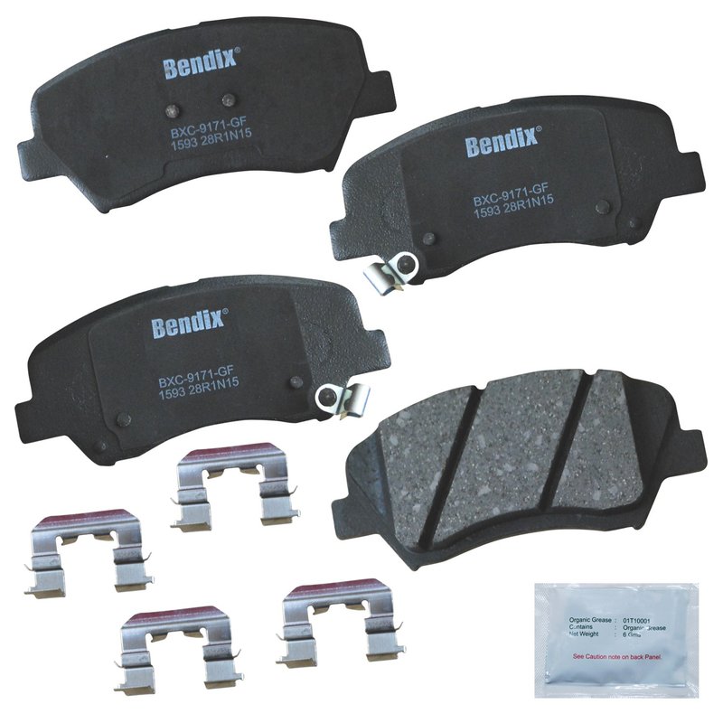 Bendix Friction CFC1593 Disc Brake Pad Set - Front