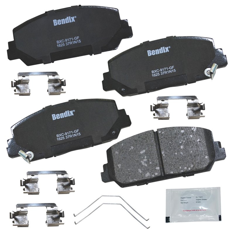 Bendix Friction CFC1625 Disc Brake Pad Set - Front