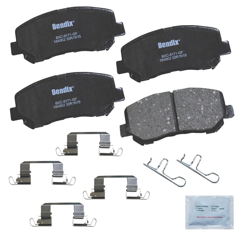 Bendix Friction CFC1640K2 Disc Brake Pad Set - Front