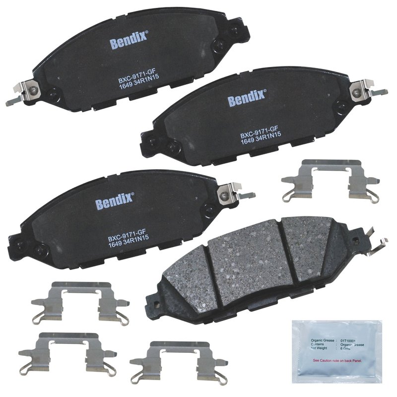 Bendix Friction CFC1649 Disc Brake Pad Set - Front