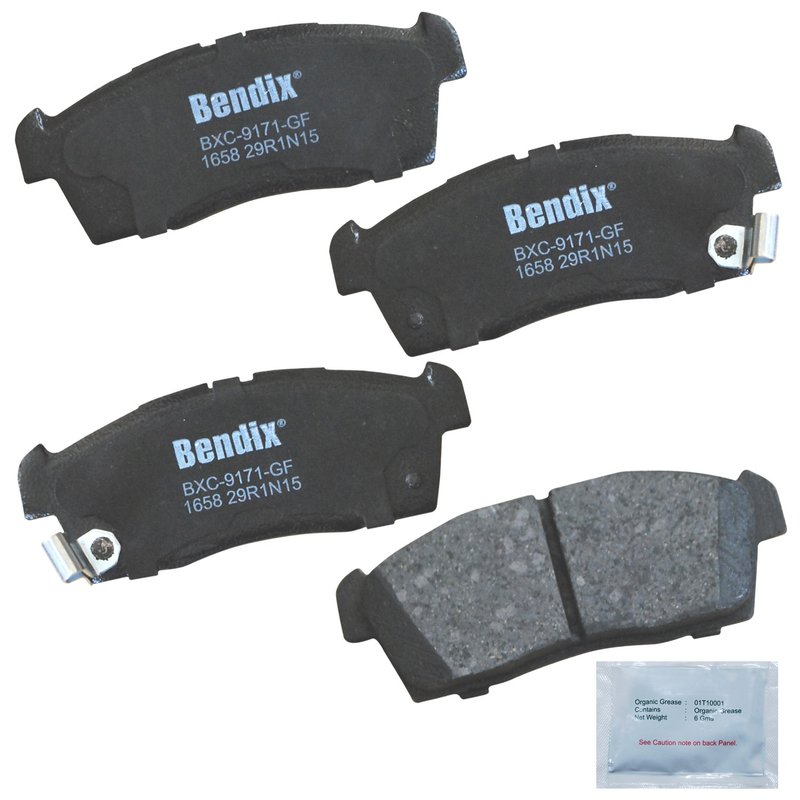 Bendix Friction CFC1658 Disc Brake Pad Set - Front or Rear