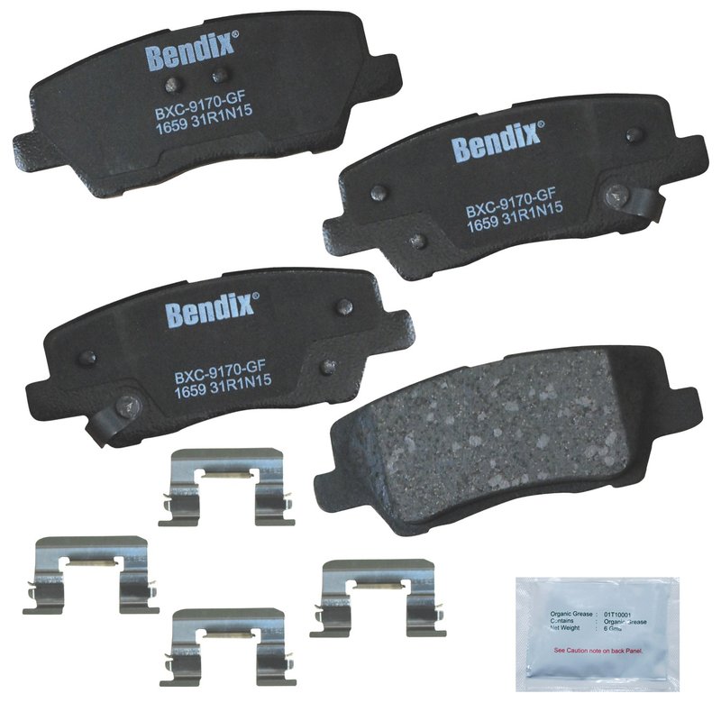 Bendix Friction CFC1659 Disc Brake Pad Set - Rear