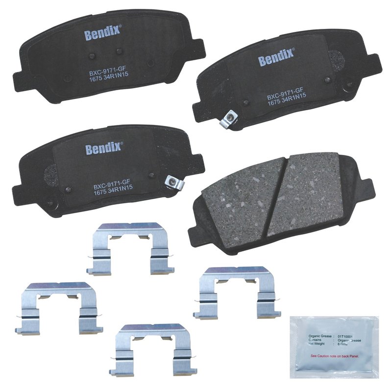 Bendix Friction CFC1675 Disc Brake Pad Set - Front
