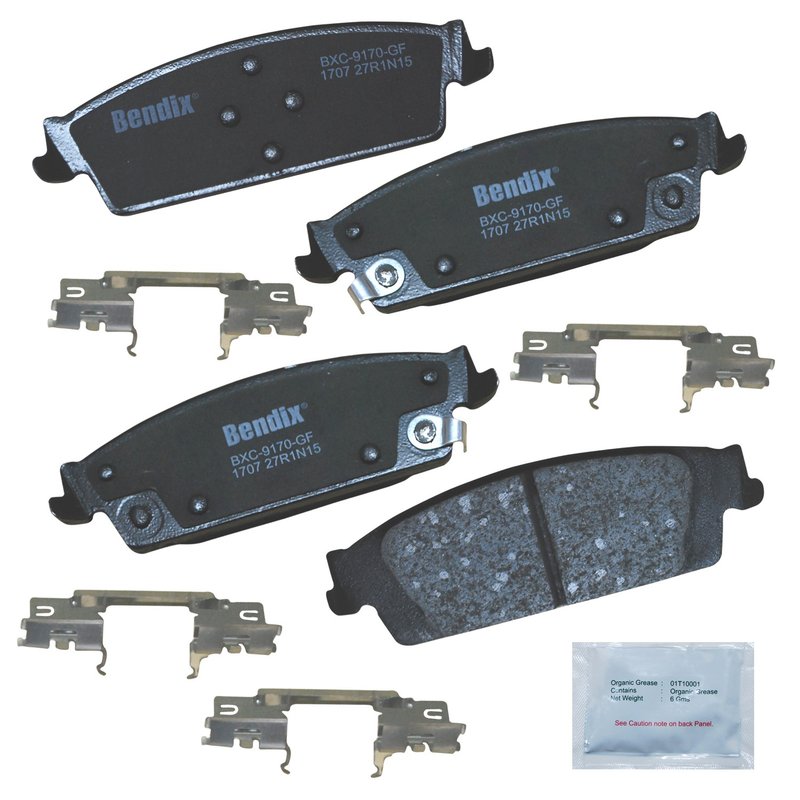 Bendix Friction CFC1707 Disc Brake Pad Set - Rear