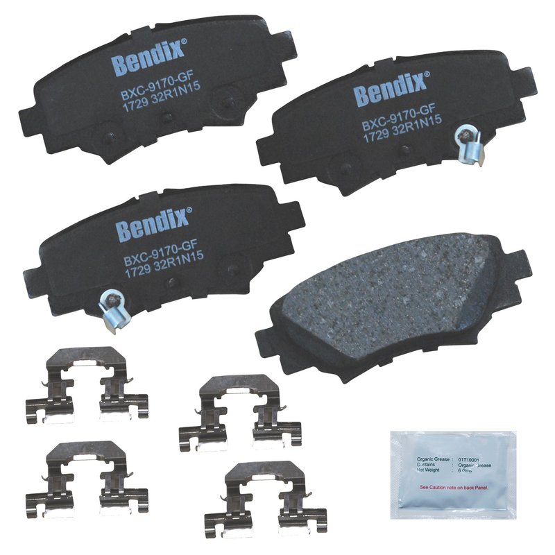 Bendix Friction CFC1729 Disc Brake Pad Set - Rear