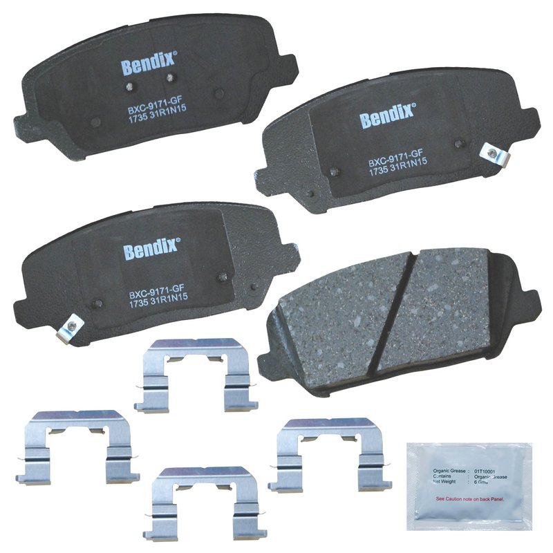 Bendix Friction CFC1735 Disc Brake Pad Set - Front