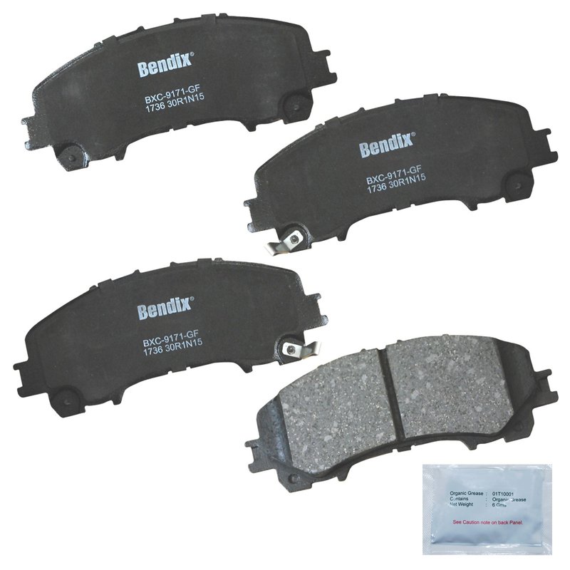 Bendix Friction CFC1736 Disc Brake Pad Set - Front or Rear
