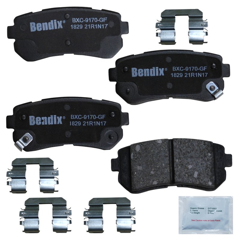 Bendix Friction CFC1829 Disc Brake Pad Set - Rear