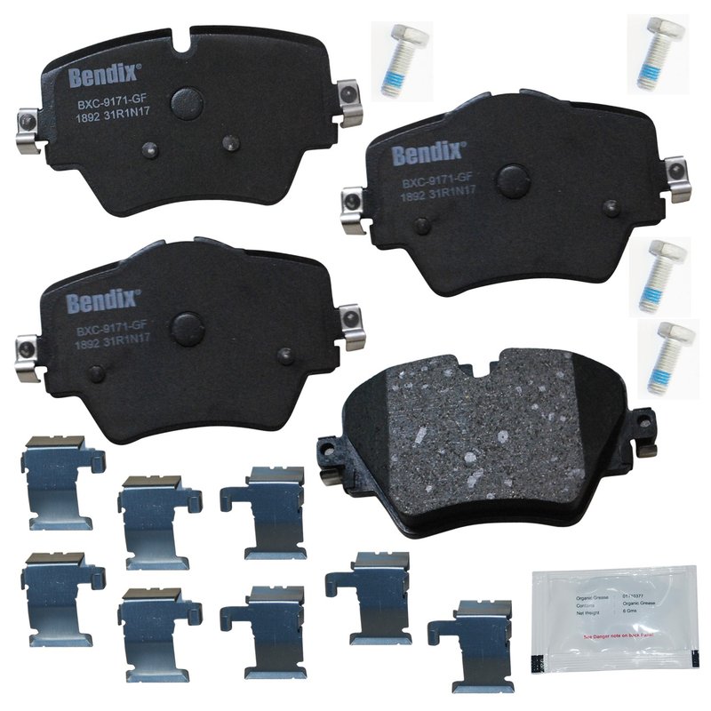 Bendix Friction CFC1892 Disc Brake Pad Set - Front