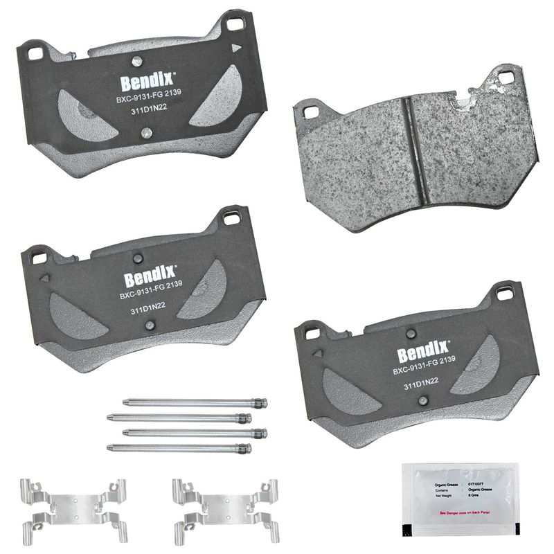 Bendix Friction CFC2139 Disc Brake Pad Set - Front
