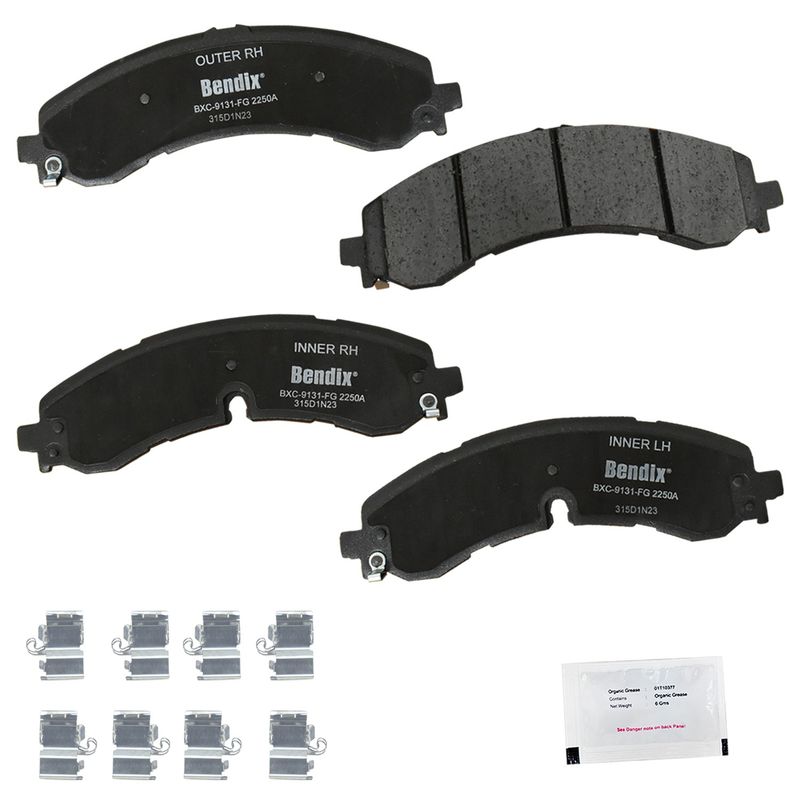 Bendix Friction CFC2250A Disc Brake Pad Set - Front