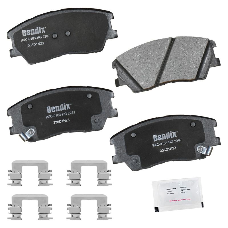 Bendix Friction CFC2287 Disc Brake Pad Set - Front