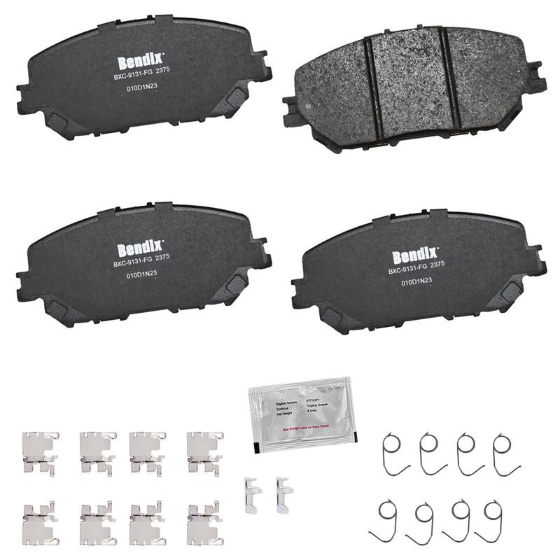 Bendix Friction CFC2375 Disc Brake Pad Set - Front