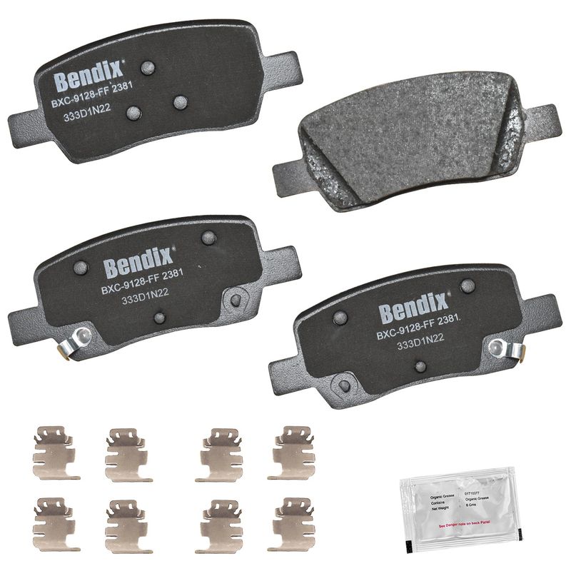 Bendix Friction CFC2381 Disc Brake Pad Set - Rear