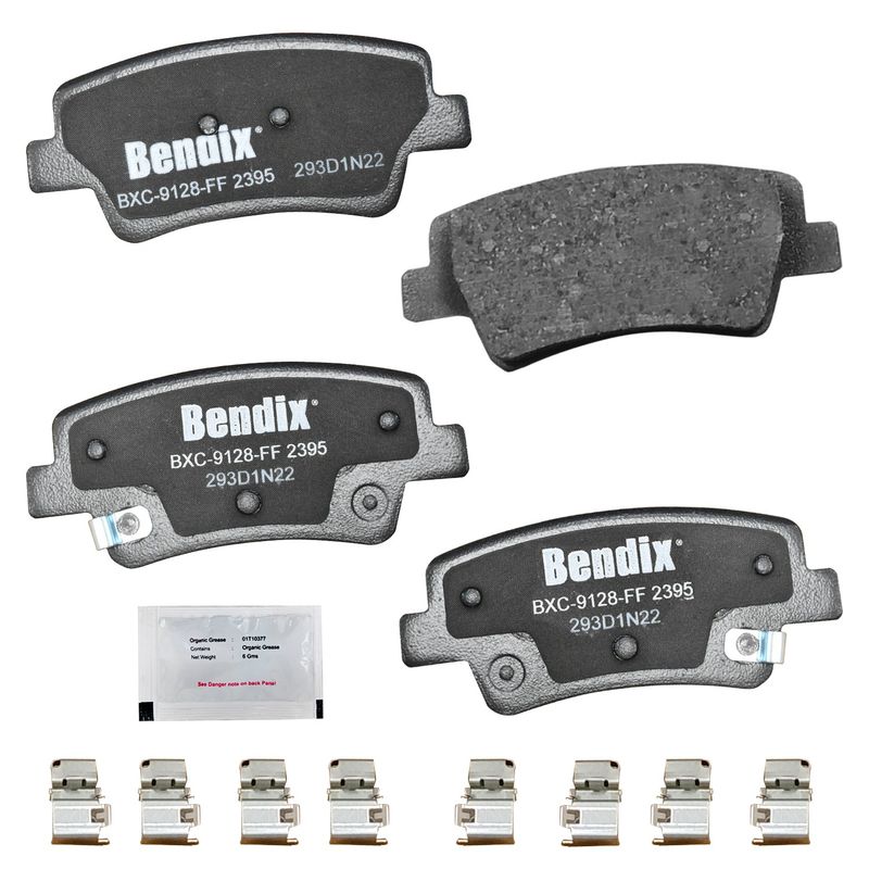 Bendix Friction CFC2395 Disc Brake Pad Set - Rear