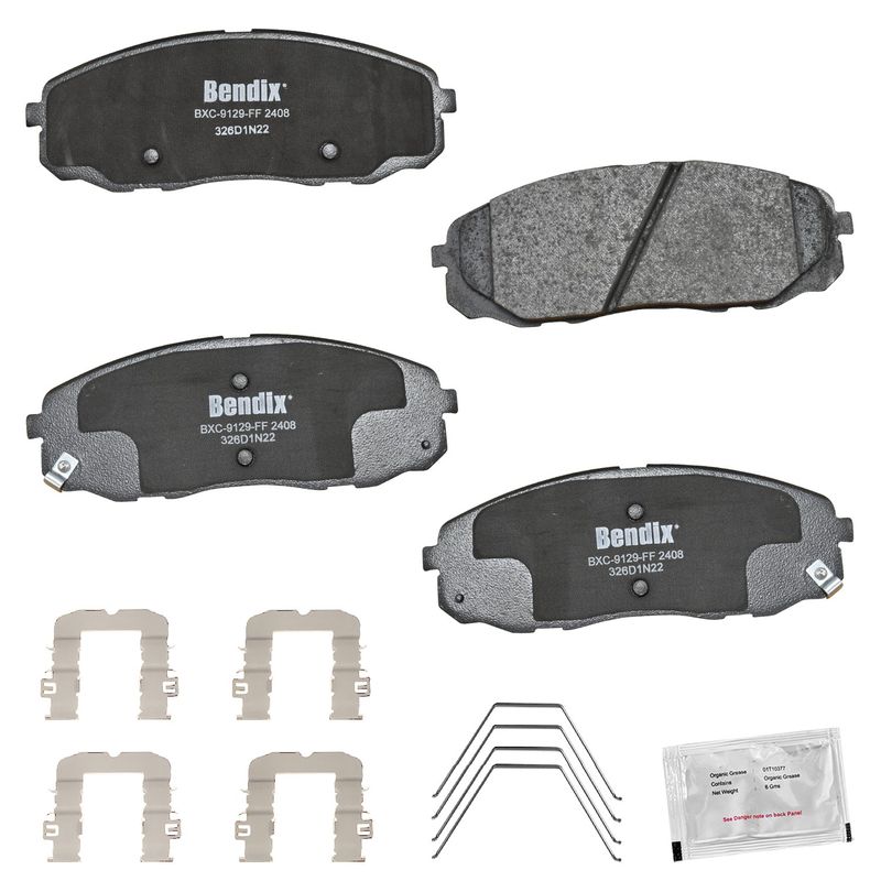 Bendix Friction CFC2408 Disc Brake Pad Set - Front