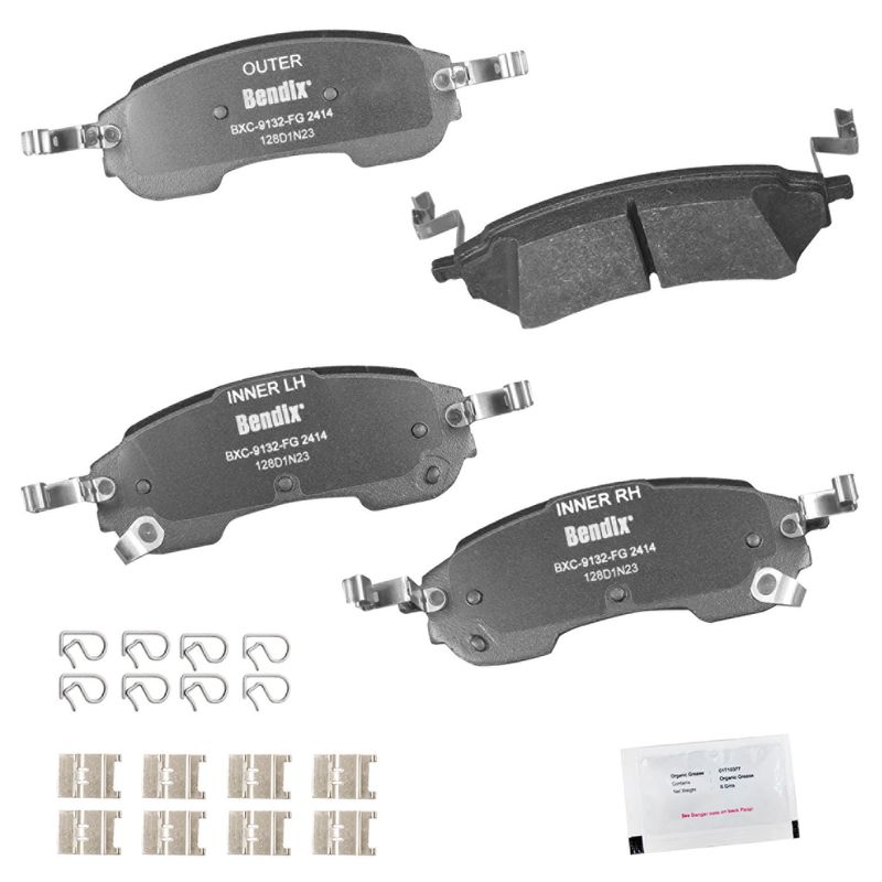 Bendix Friction CFC2414 Disc Brake Pad Set - Rear