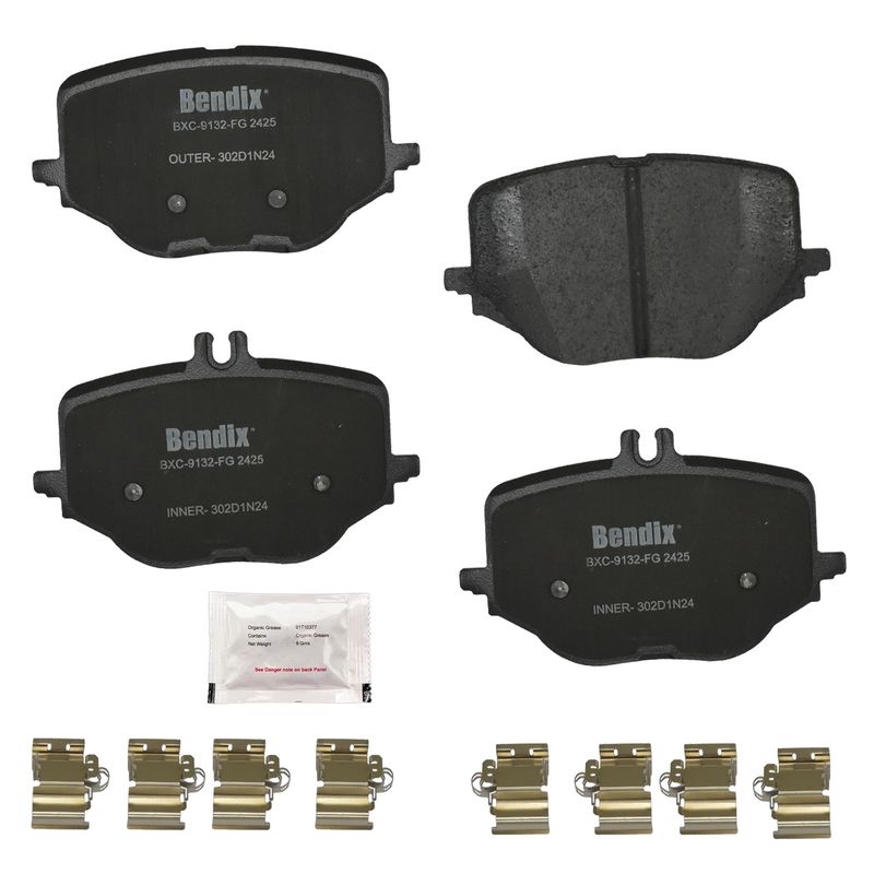 Bendix Friction CFC2425 Disc Brake Pad Set - Rear