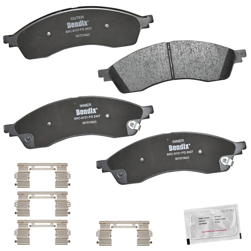 Bendix Friction CFC2427 Disc Brake Pad Set - Front