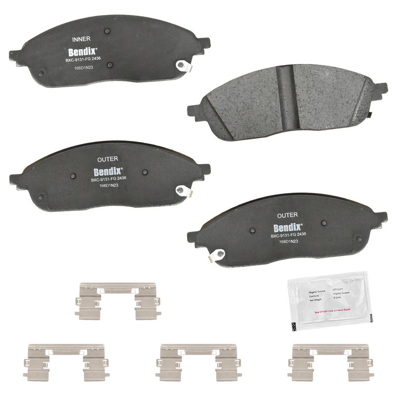 Bendix Friction CFC2436 Disc Brake Pad Set - Front