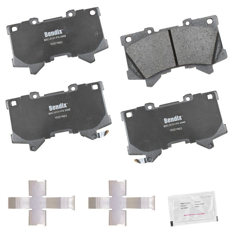 Bendix Friction CFC2442 Disc Brake Pad Set - Front