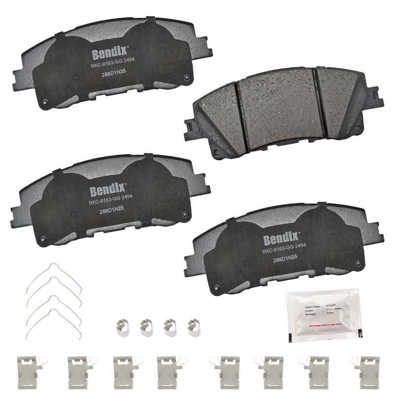 Bendix Friction CFC2494 Disc Brake Pad Set - Front