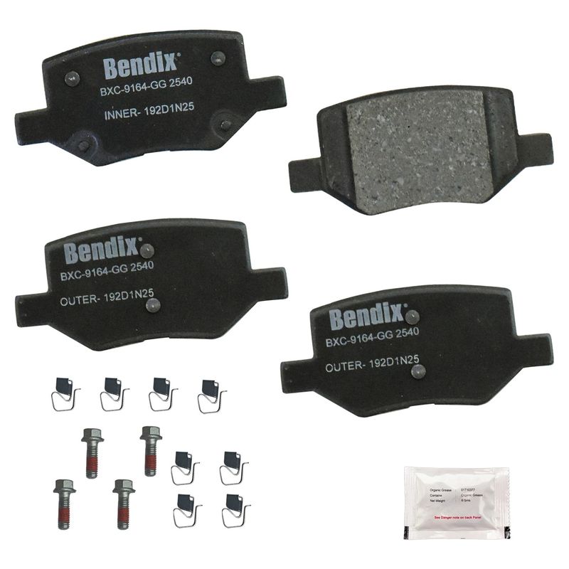 Bendix Friction CFC2540 Disc Brake Pad Set - Rear